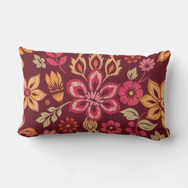 Kussen met batikpatroon (Achterkant)