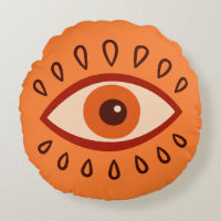Kussen met Boho decor accent en het Oog van de Dui