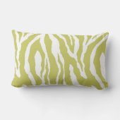 Kussen met elk kleur met wit zebra-design (Achterkant)