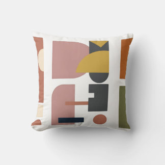 Kussen met geometrisch ontwerp