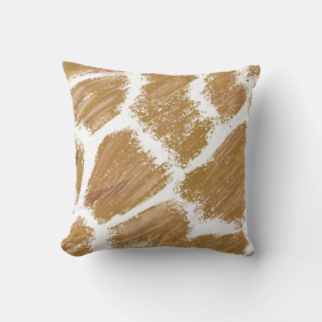 Kussen met giraffendruk (Voorkant)