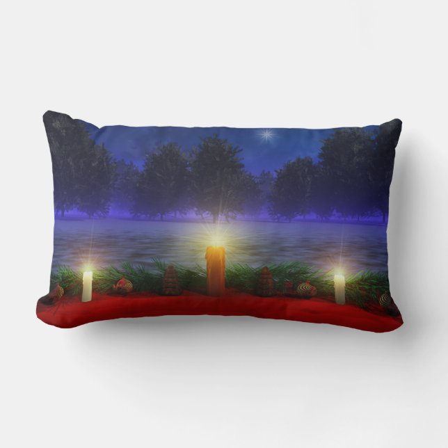Kussen met Kerstvisioen (Voorkant)