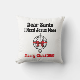 Kussen met 'Lieve Sint Jezus' - Geschenk vanuit he