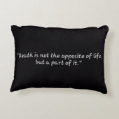 Kussen met Lion Design en een offerte (Achterkant)