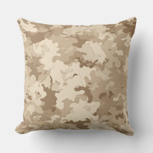 Kussen met militaire camouflageprint