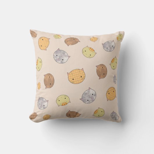 Kussen met Mopshoofdjes voor Kinderen (Voorkant)