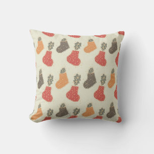 Kussen met sokpatroon