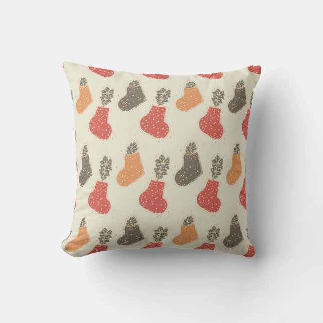 Kussen met sokpatroon (Voorkant)