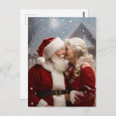 Kussen Mr en Mrs Sinterklaas Briefkaart (Voorkant / Achterkant)