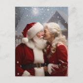Kussen Mr en Mrs Sinterklaas Briefkaart (Voorkant)