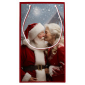 Kussen Mr en Mrs Sinterklaas Klein Cadeauzakje (Achterkant)