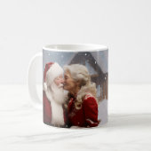 Kussen Mr en Mrs Sinterklaas Koffiemok (Voorkant links)