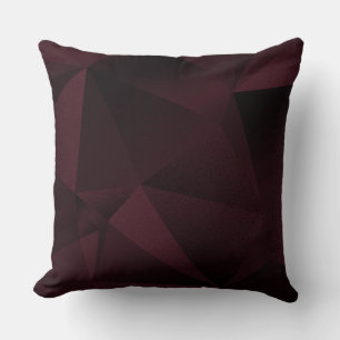 Kussen Pruim Facet Geometrische Diamant Worp