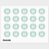 Kussen Seahorses Liefde Harten Strand Zomer Bruilo Ronde Sticker (Vel)