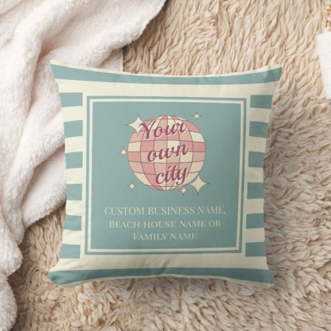 Kussen stad naam strand huis boot airbnb (Creator heeft geüpload)