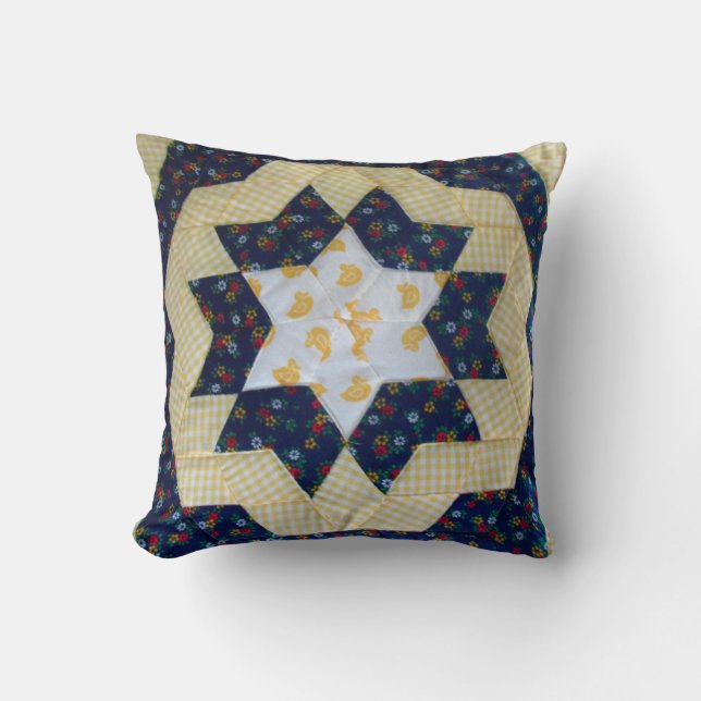 Kussen - Star Quilt patroon (Voorkant)