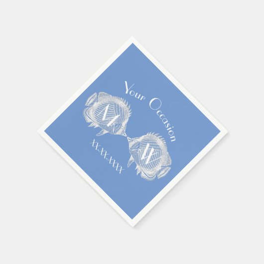 Kussen Vis Uw Kleur Personaliseren Servetten (Hoek)