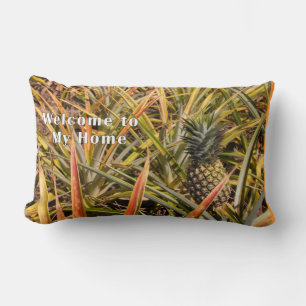 Kussen, welkom in mijn huis met ananas kussen