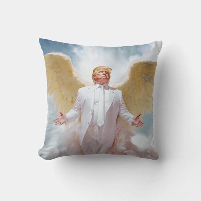 Kussen - "Wings on Trump" (Voorkant)