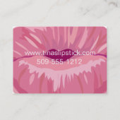 Kussende Lippen Visitekaartje (Achterkant)