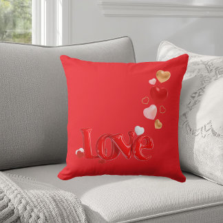 Kussenhoes Love & Hearts Kussen