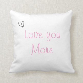 Kussenhoes 'Love you More' Kussen