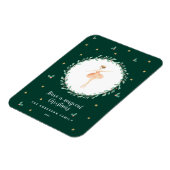 Kussenkerst met botanische kerst magneet (Linkerzijde)