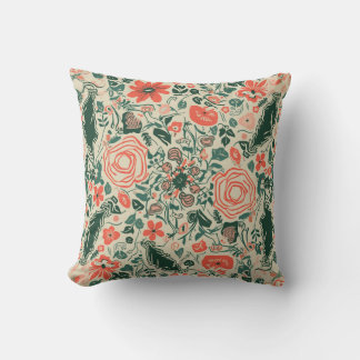 kussenkussen met bloemenpatroon kussen
