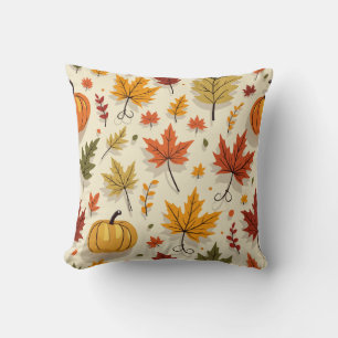 kussenkussen met warme herfst kussen