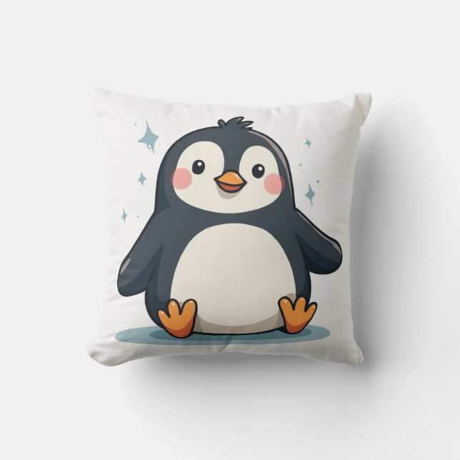 kussenkussen voor pinguïns kussen (Voorkant)