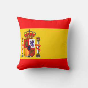 Kussens onder Spaanse vlag
