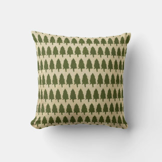Kussens van de Rustic Woodland Pine Tree