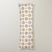 Kussens van het Nautical Pattern body (Achterkant (Verticaal))