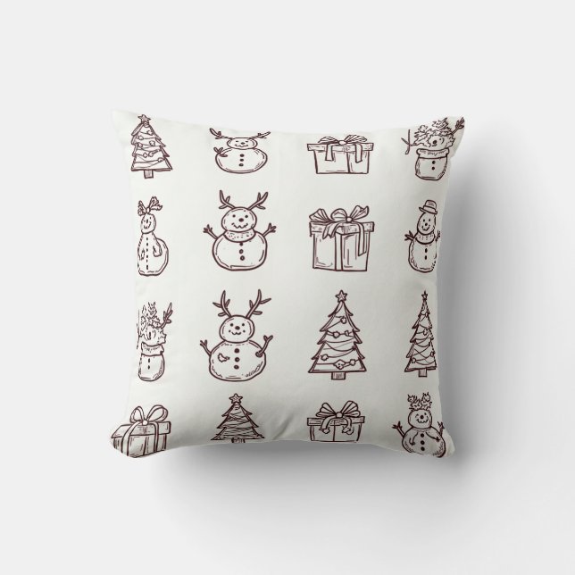 Kussens vol liefde en blijdschap voor kerst (Voorkant)