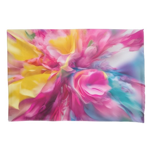 Kussensloop met heldere kleuren (Voorkant)