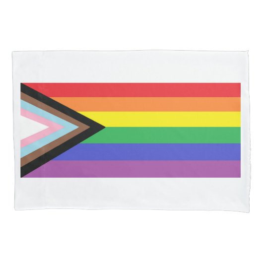 kussensloop "Modern Pride Flag" (Voorkant)