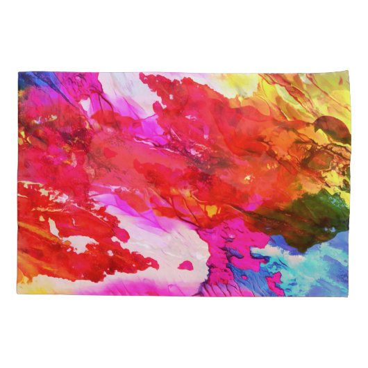 Kussensloop Paint Streams (Achterkant-Links)