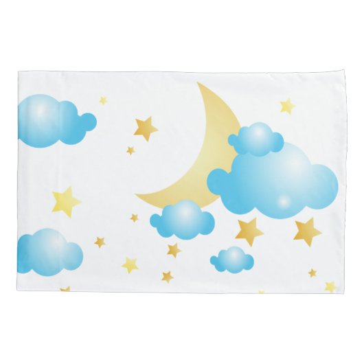 Kussensloop Set-I Love You To The Moon en terug (Achterkant-Links)