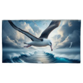 Kussensloop Single King Size Bird Albatross Print (Voorkant)