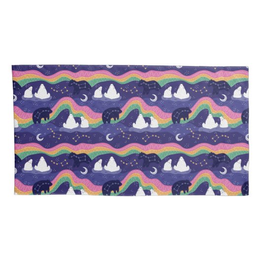 Kussenslopen van het noordelijk licht (Achterkant-Rechts)