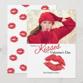 Kusses-fotokaart Feestdagenkaart (Voorkant / Achterkant)