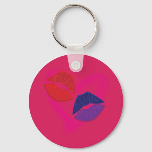 Kussporen Sleutelhanger (Voorkant)