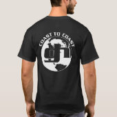Kust aan de kust t-shirt (Achterkant)