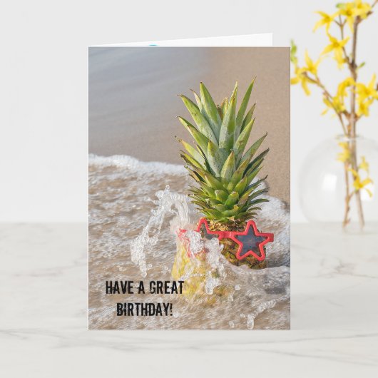 kust ananas in golf kaart (Gele Bloem)