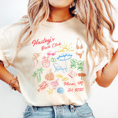 Kust Bachelorette Party T-shirt, Strand Blub T-shirt