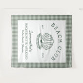 Kust Bachelorette weekend strandclub Wandkleed (Voorkant (horizontaal))