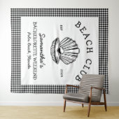 Kust Bachelorette weekend strandclub Wandkleed (In Situ (horizontaal))