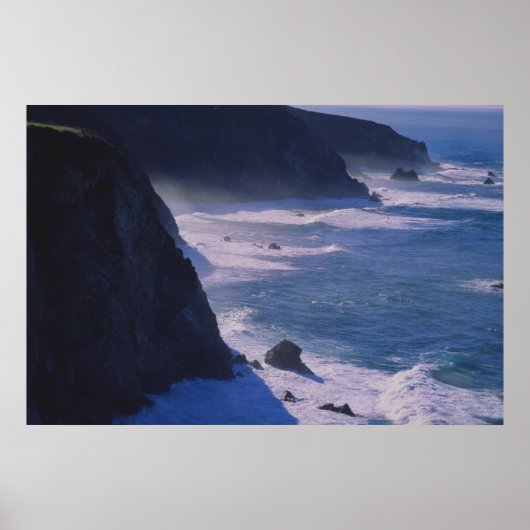 Kust, Big Sur, Californië Poster (Voorkant)