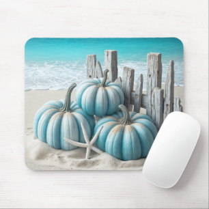 Kust Blauwe Strand Pompoenen Muismat