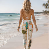 Kust Boho Zeemeermin Tuin Zee Schildpad & Zeeschel Leggings